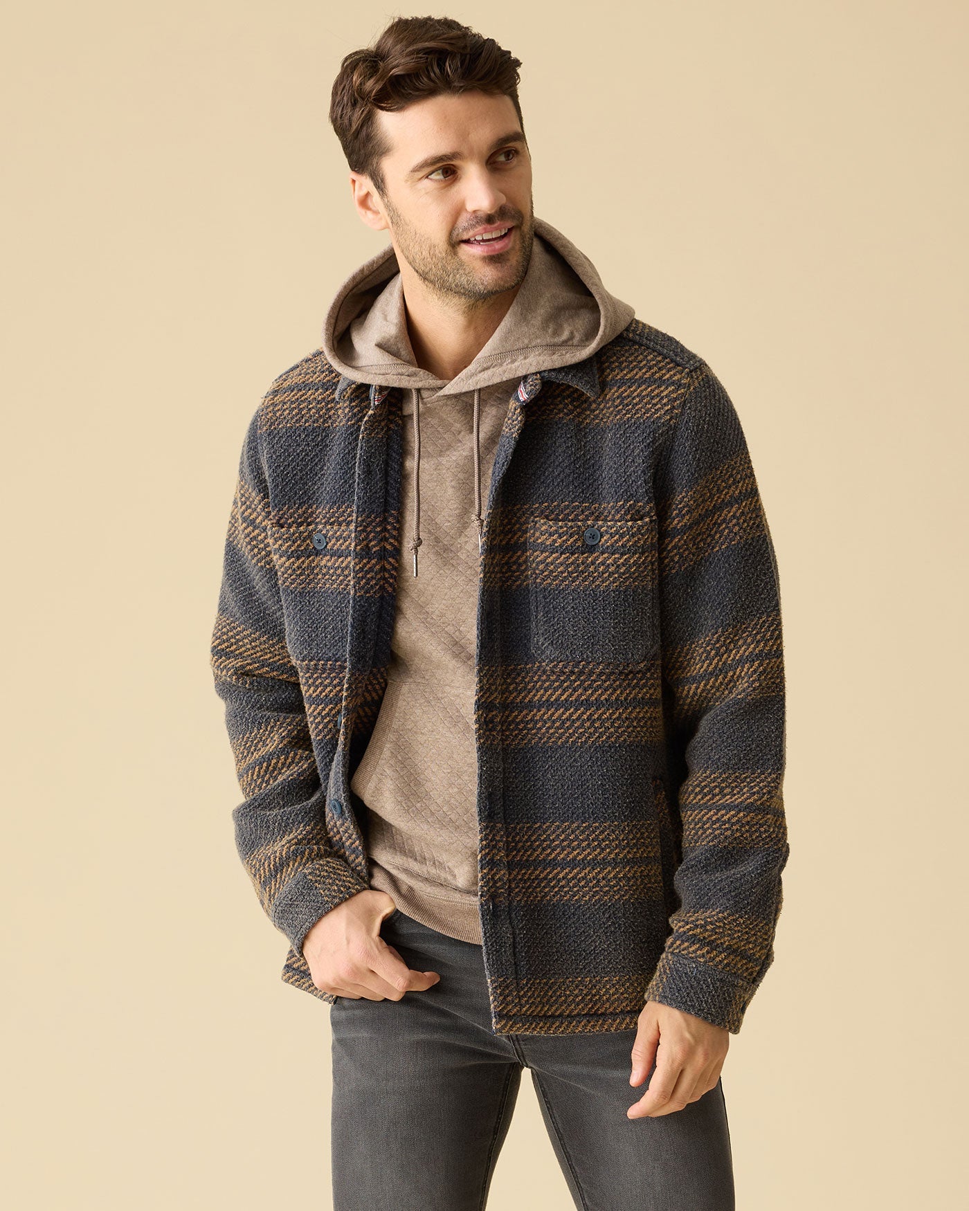 Coaling Vintage Washed Textured Jacket