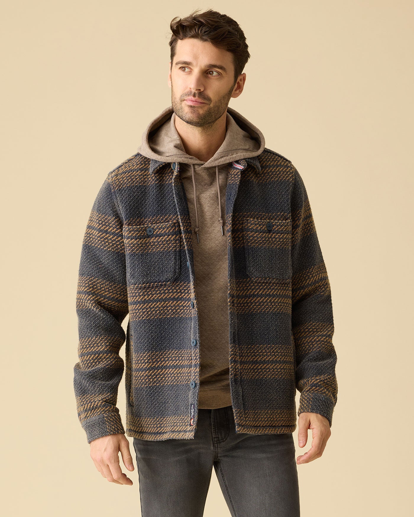 Coaling Vintage Washed Textured Jacket