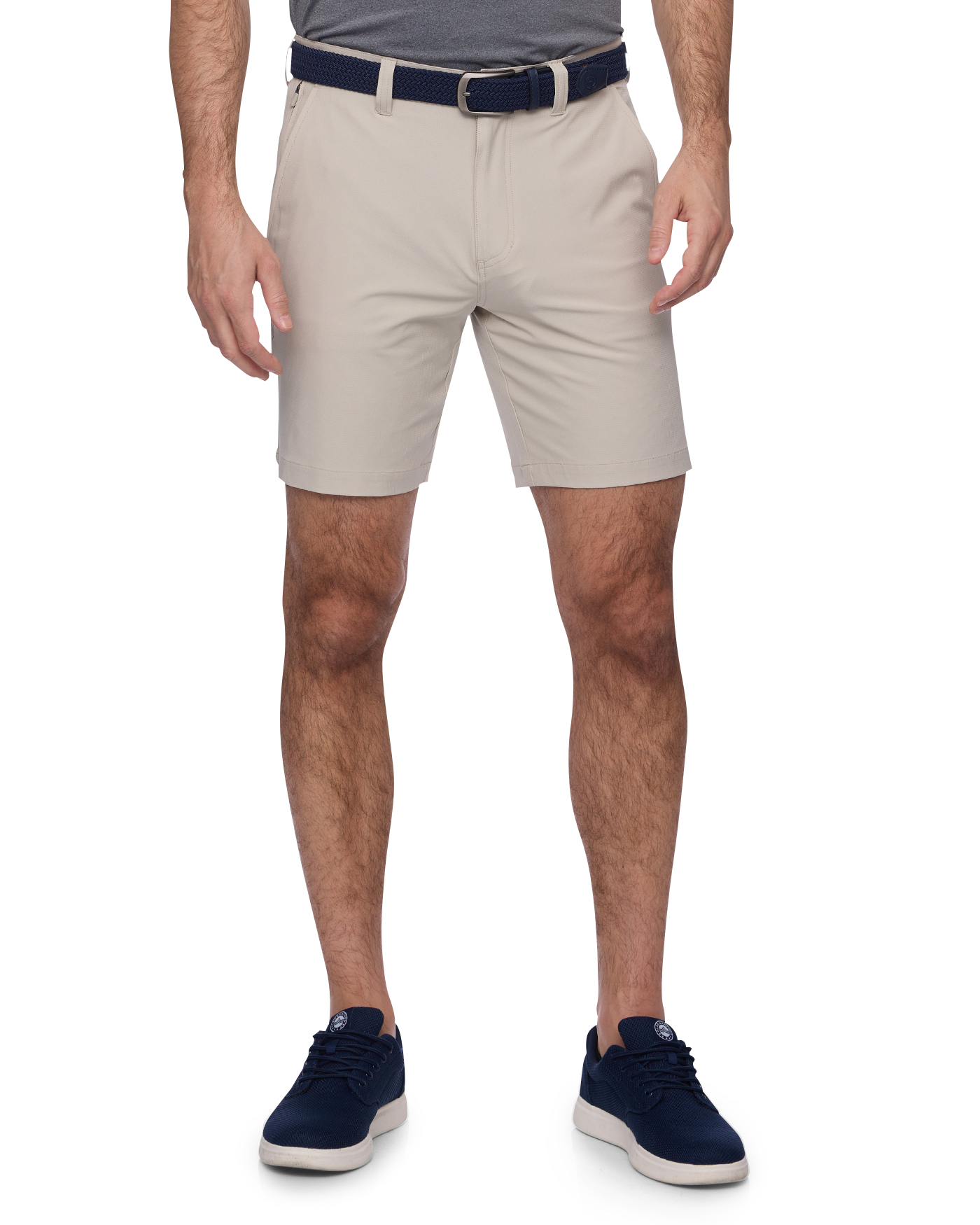 Pivot Performance Short - Stone - 8" Inseam