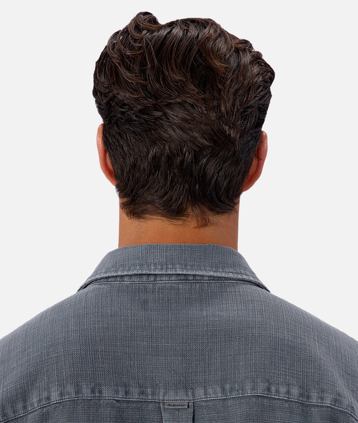 The Lisbon Long Sleeve Shirt - Blue Steel