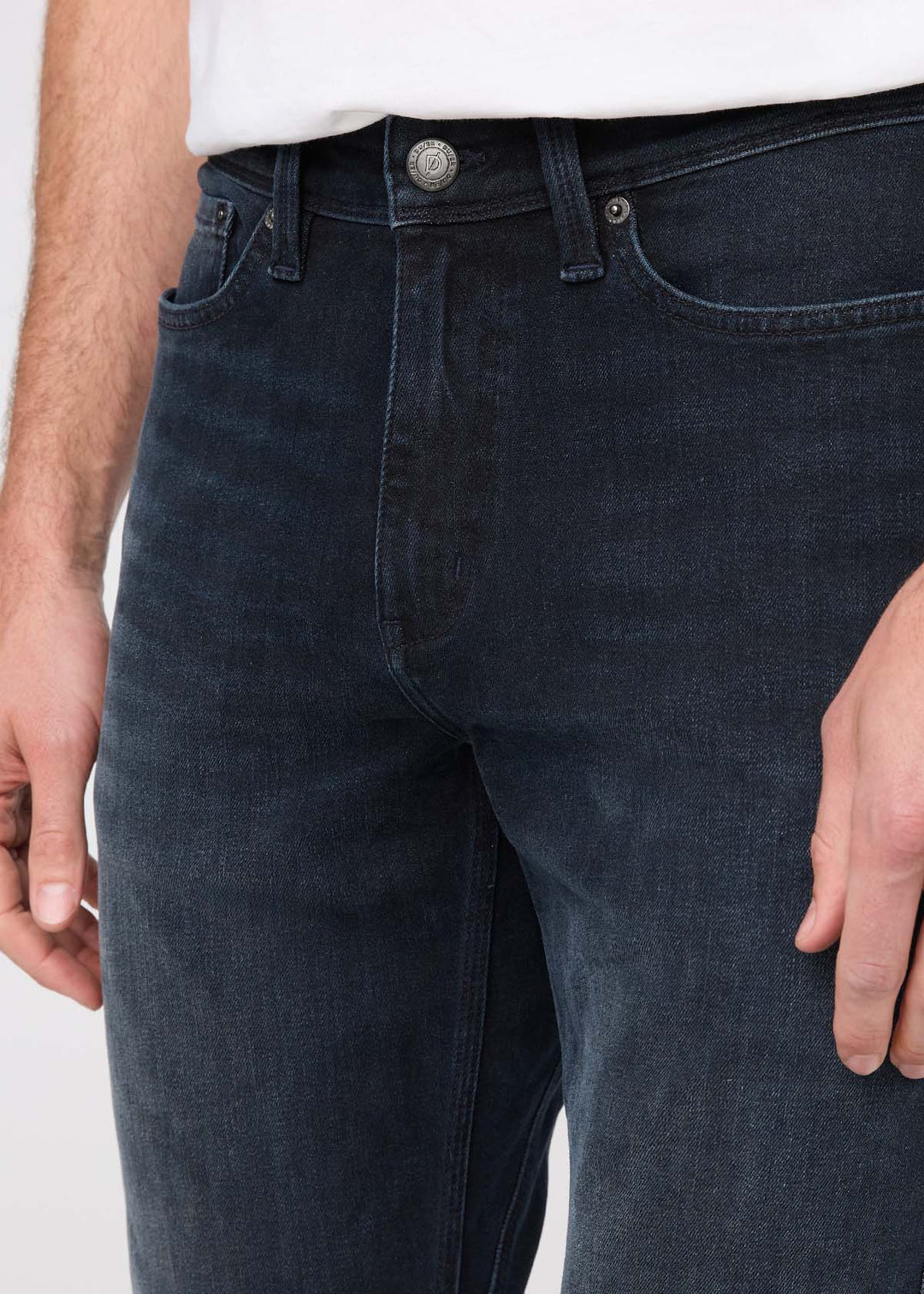 Performance Denim+ Slim Straight - Carbon Stone