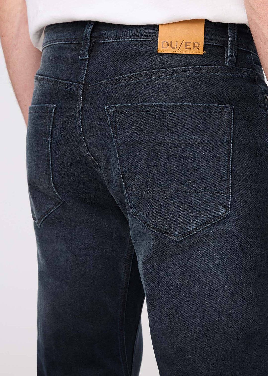 Performance Denim+ Slim Straight - Carbon Stone