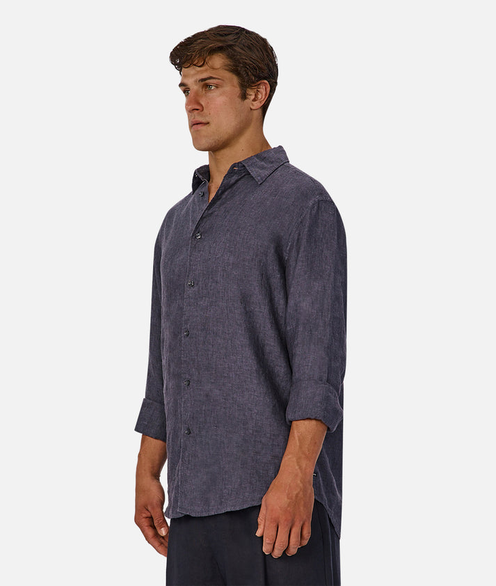 The St Martins Long Sleeve Linen Shirt