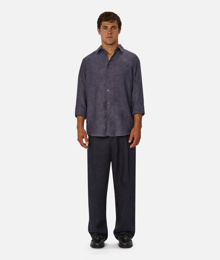 The St Martins Long Sleeve Linen Shirt
