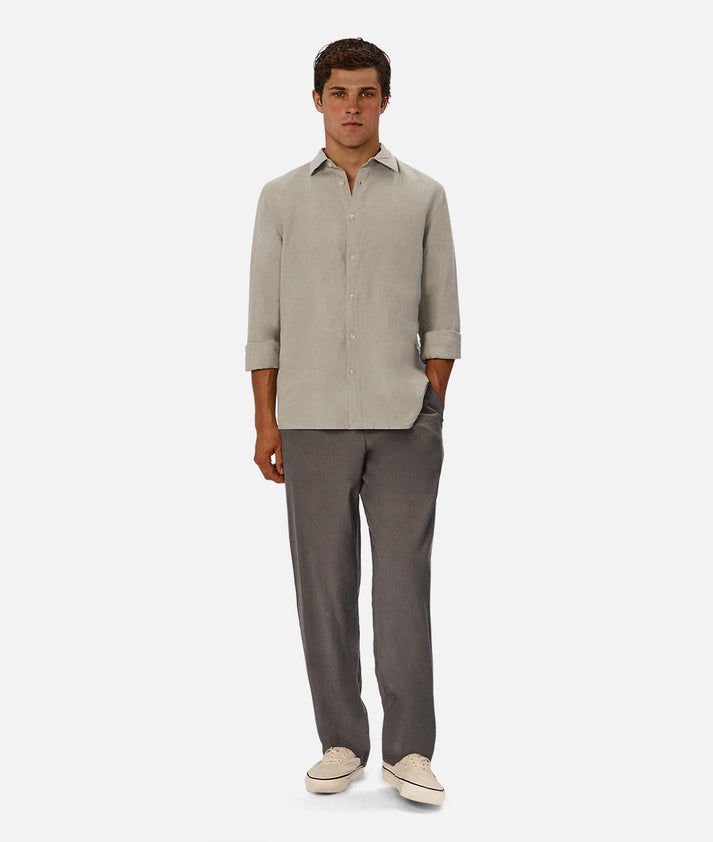The St Martins Long Sleeve Linen Shirt
