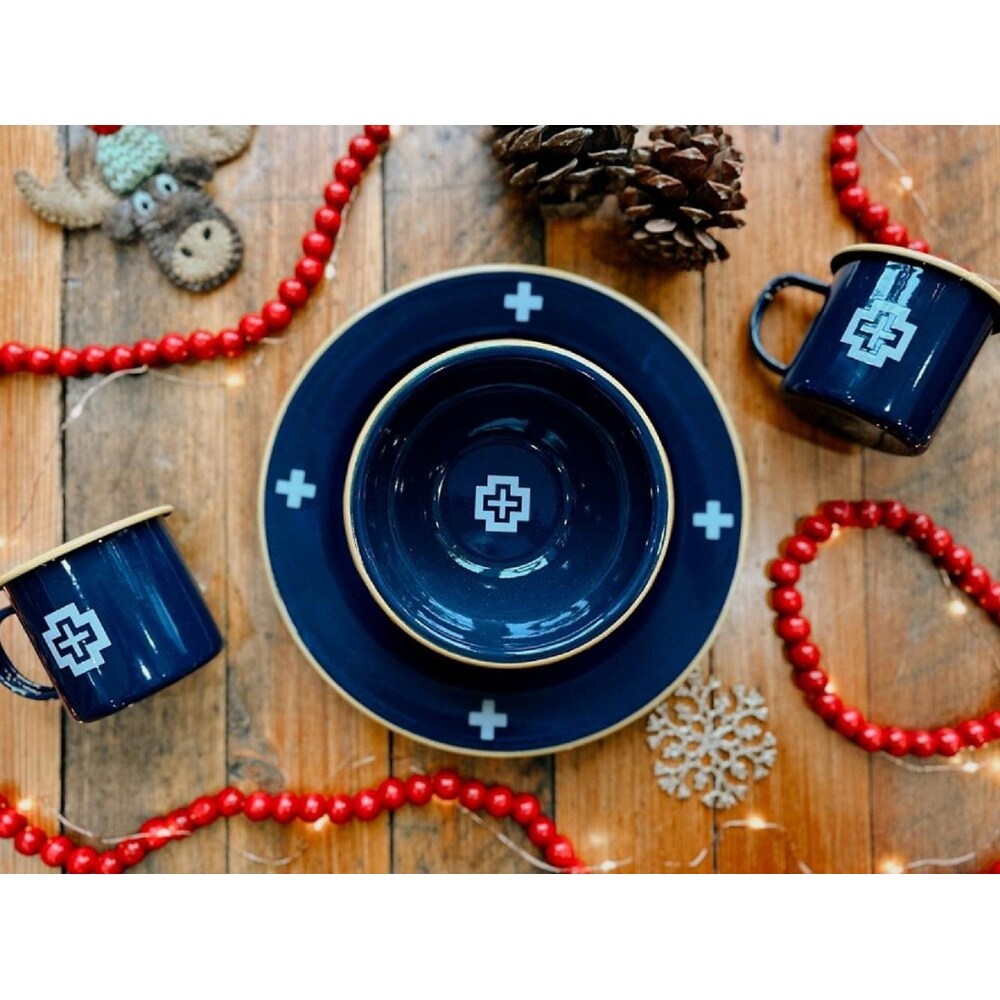 Camp Enamel Dishes - Navy Cross