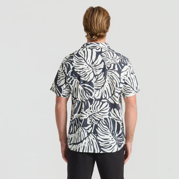 Bless Up Shirt - Black Monstera