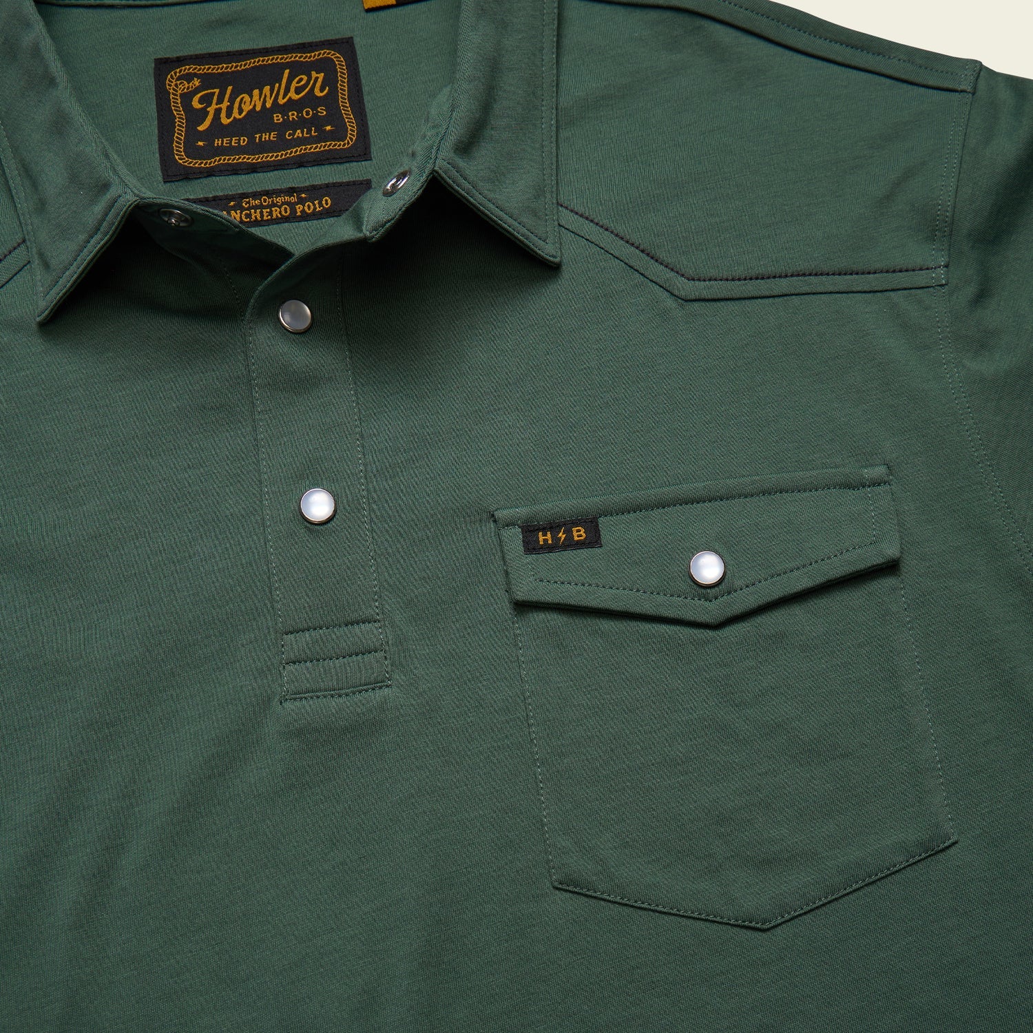 Ranchero Polo - Fern Green