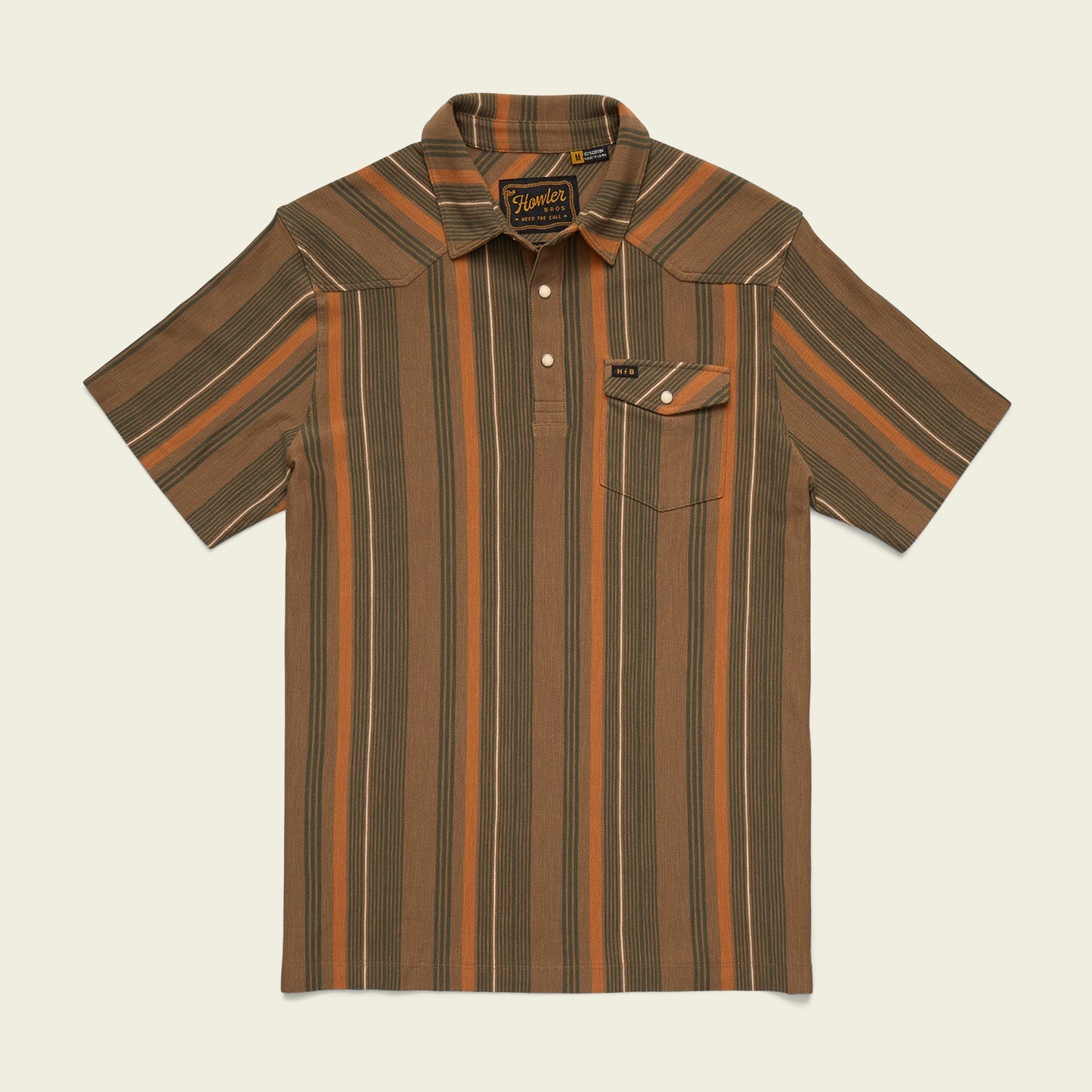 Ranchero Polo - Old Bill Stripe: Otter