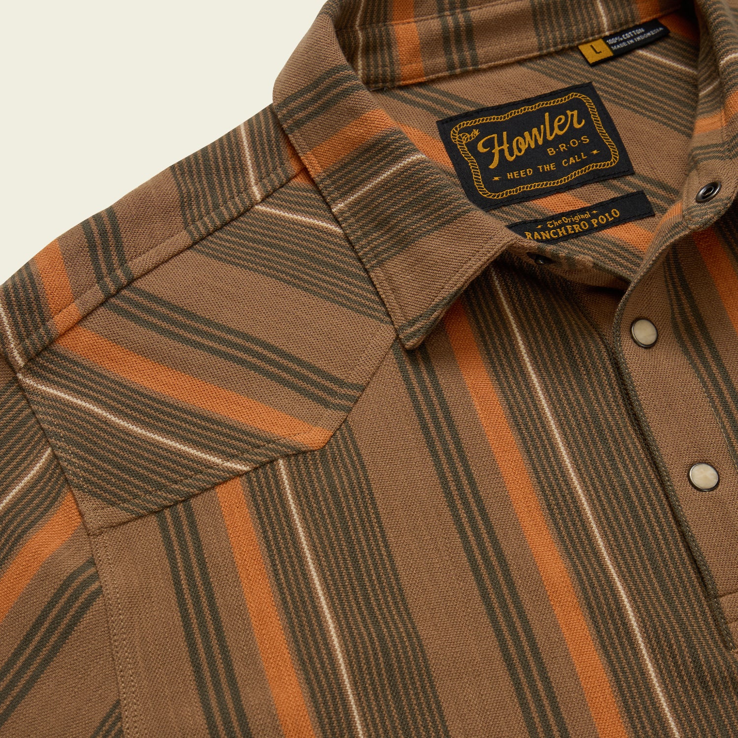 Ranchero Polo - Old Bill Stripe: Otter