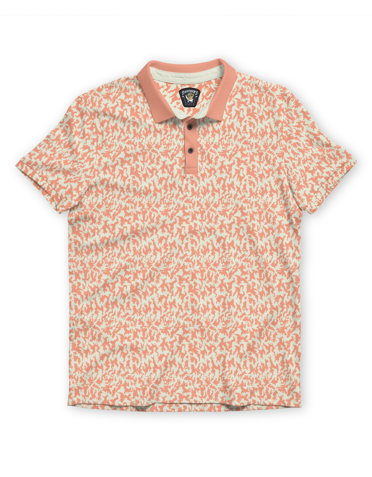 "A Swarm of Erratic Animals" Orange Clay Swingers Performance Polo