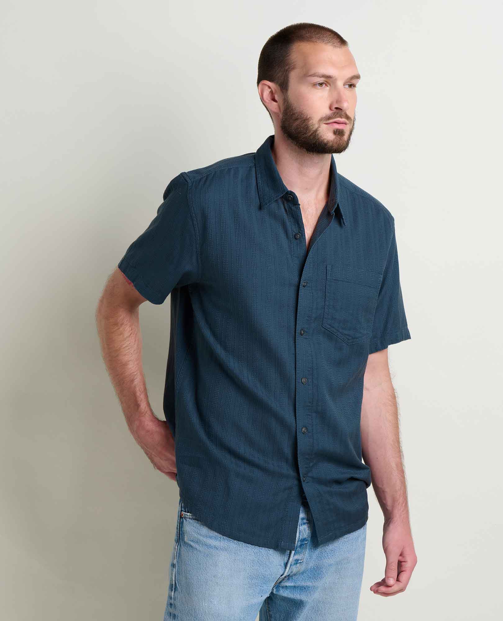 Airscape Shirt - Midnight Dobby