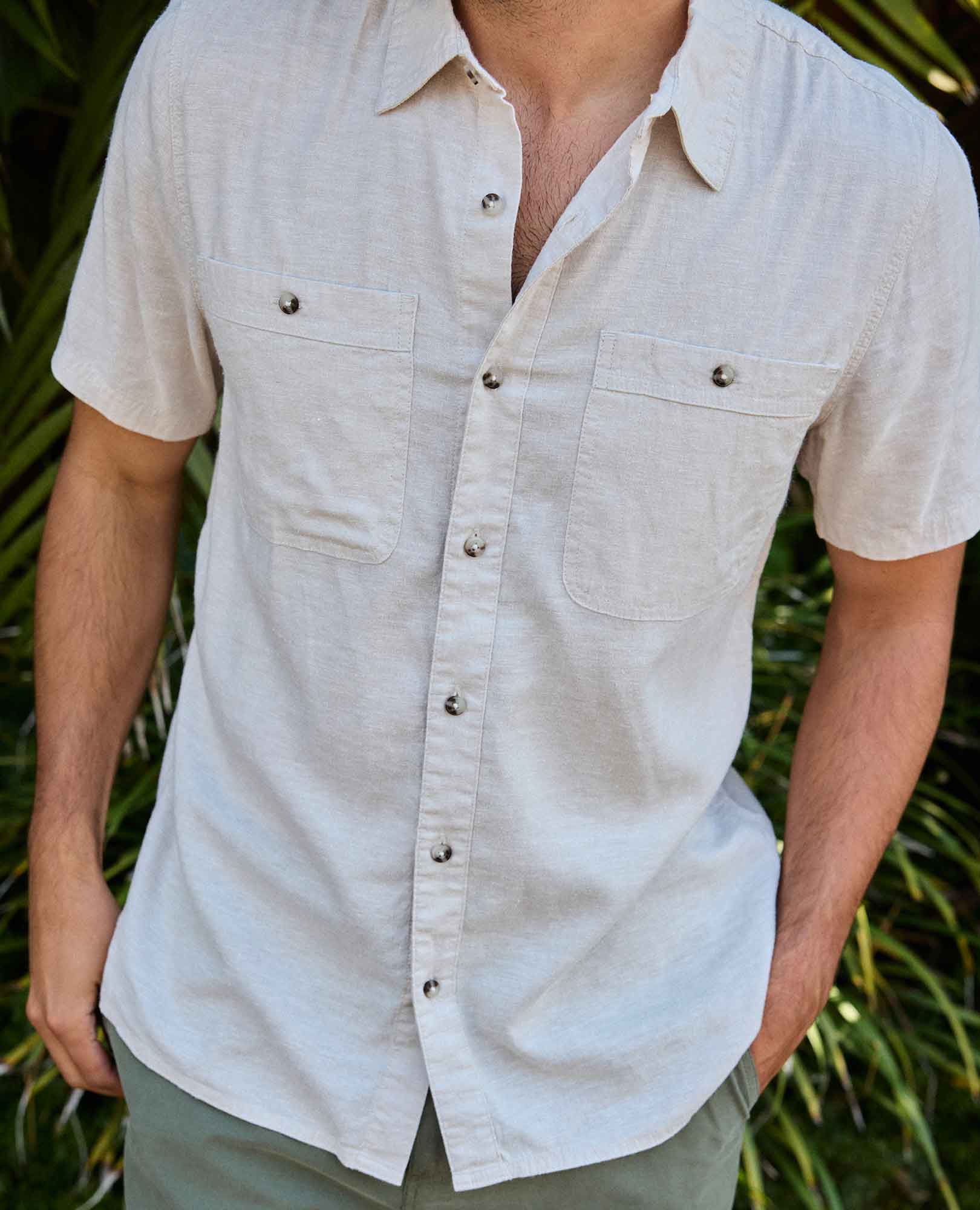Taj Hemp Shirt - Oatmeal