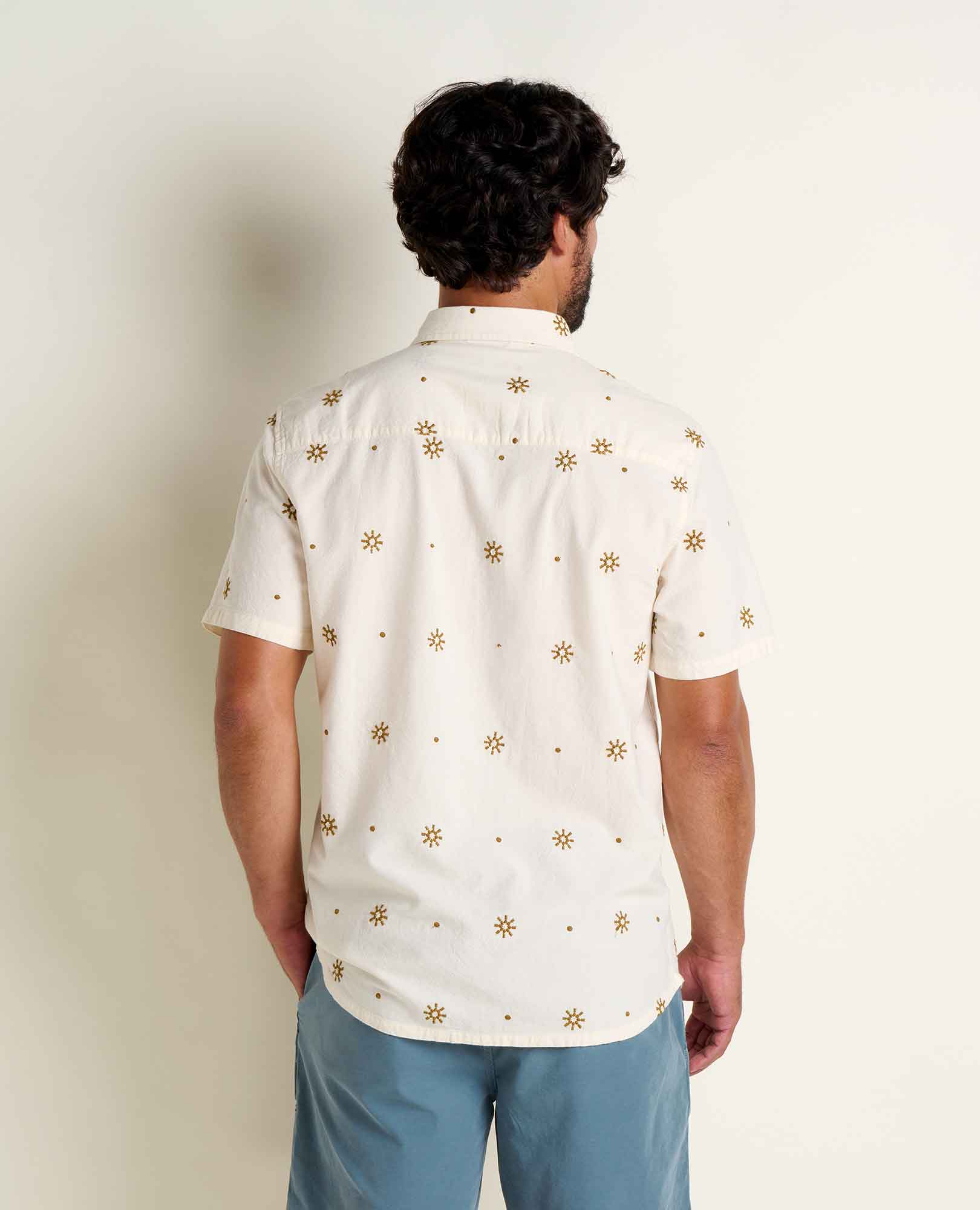 Airscape Embroidered Shirt - Natural Embroidery