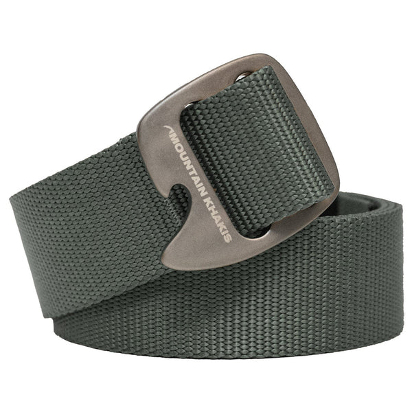 Mountain Khakis Solid Webbing Belt In Marsh From Everywearonline.com