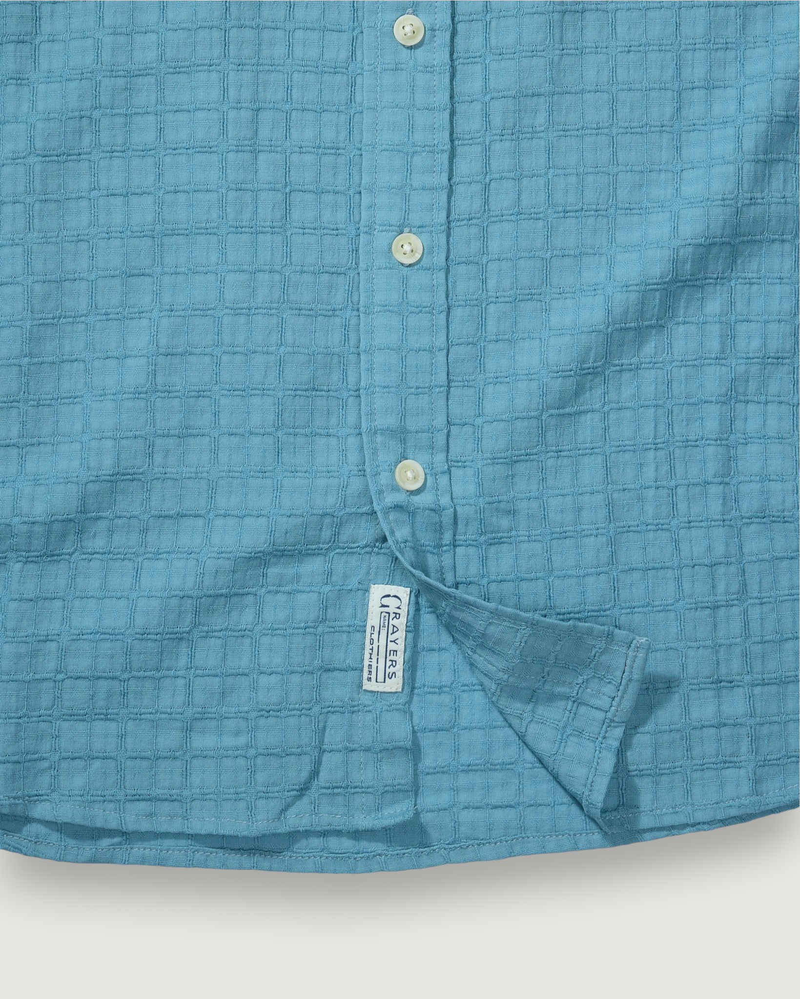 Bamboo Dobby Short Sleeve Shirt - Sea Angel