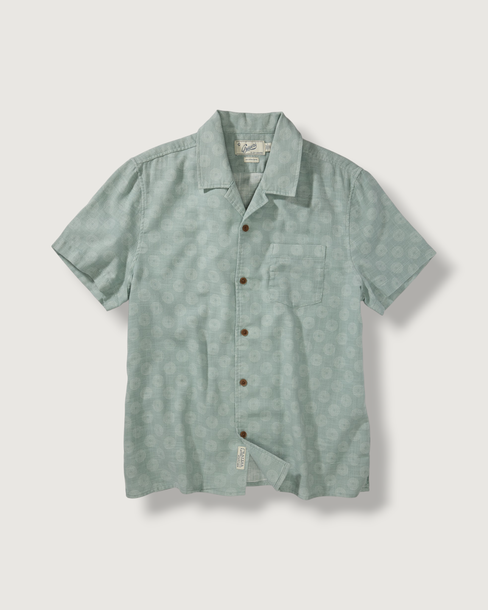 Cottage Loom Printed Shirt - Blue Moon Geo