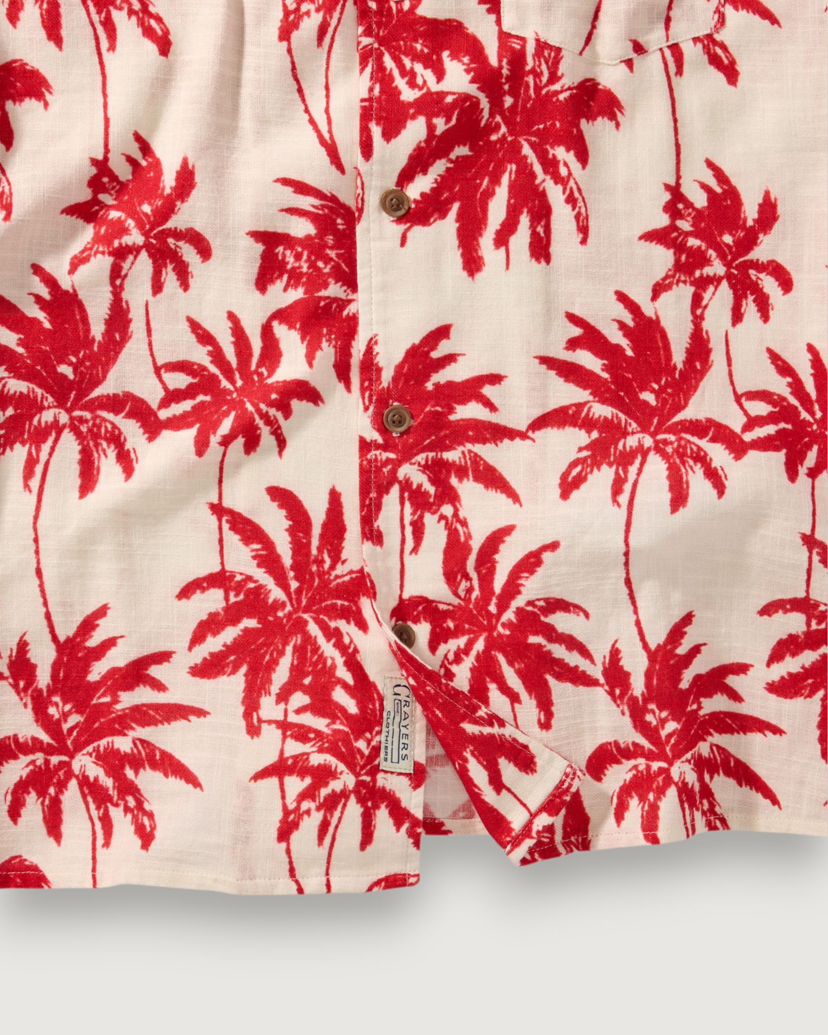 Cottage Loom Printed Shirt - Fiery Palms