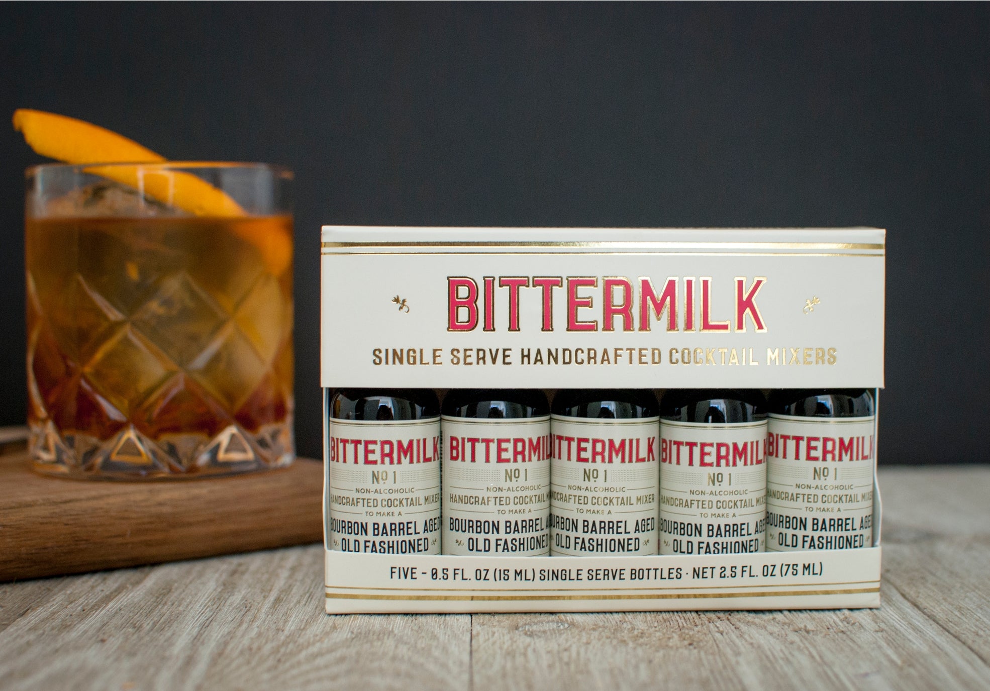 5 Pack - Single Serve No.1 Bourbon Barrel Aged Old Fashioned