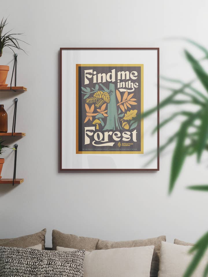 The Landmark Project Find Me In The Forest Poster From Everywearonline.com