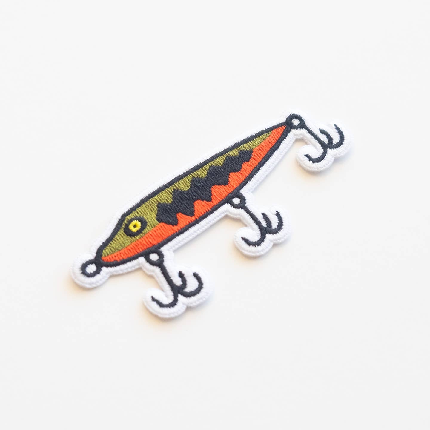 Fishing Lure Embroidered Iron On Patch