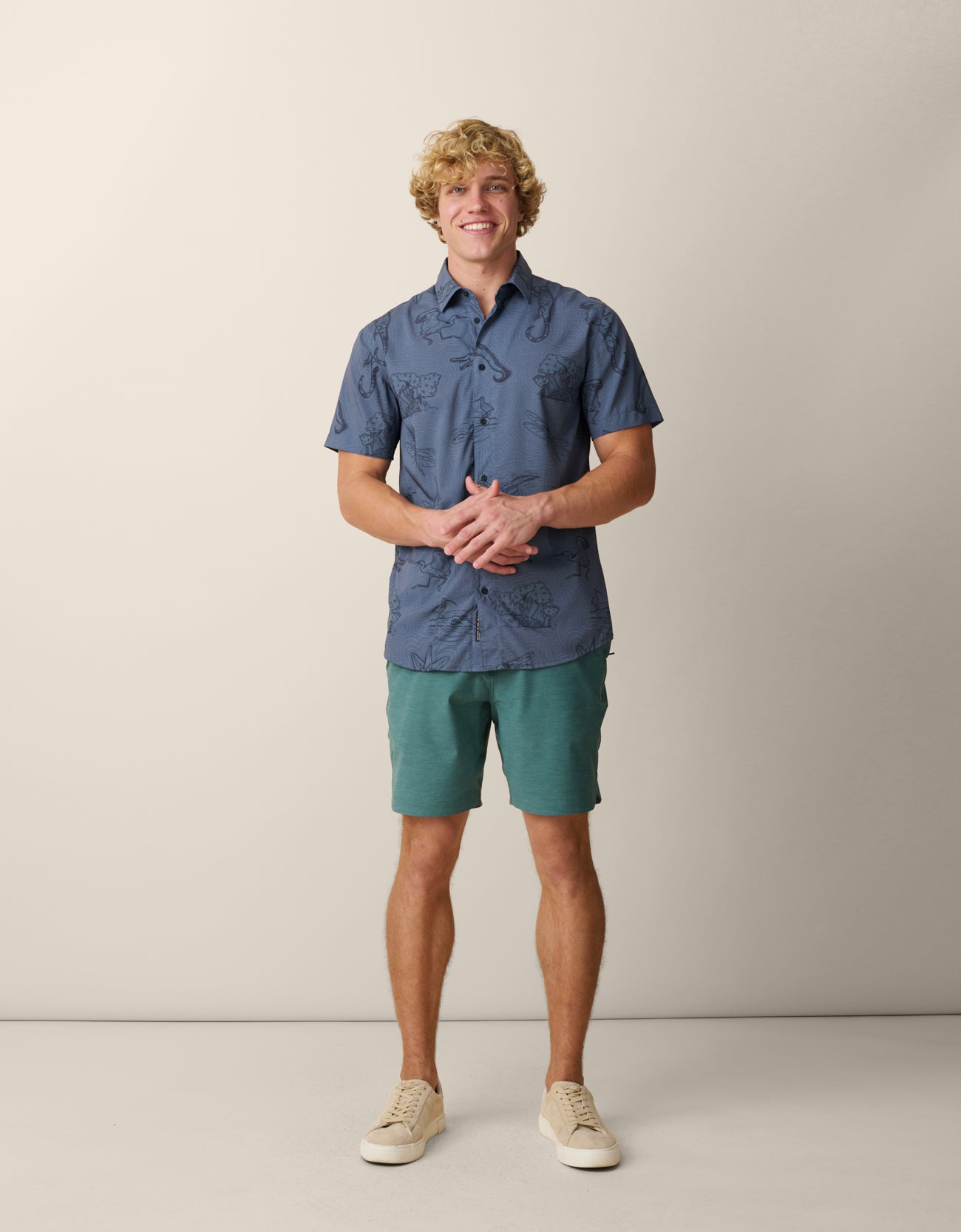 Mojave Button-Up Perforated Shirt - El Manglar