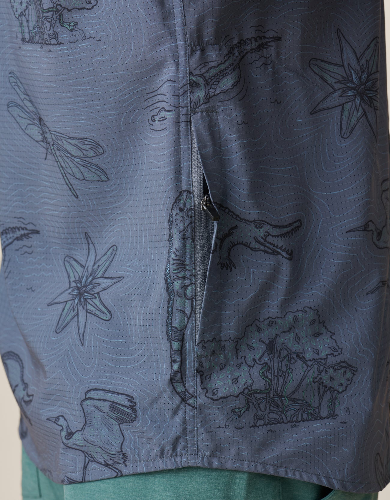 Mojave Button-Up Perforated Shirt - El Manglar