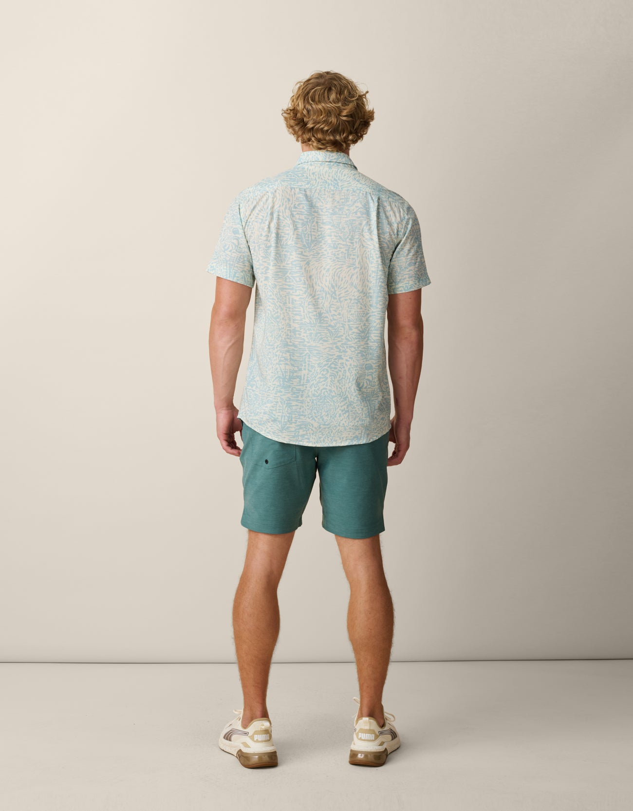Mojave Button-Up Perforated Shirt - Hidden Llama