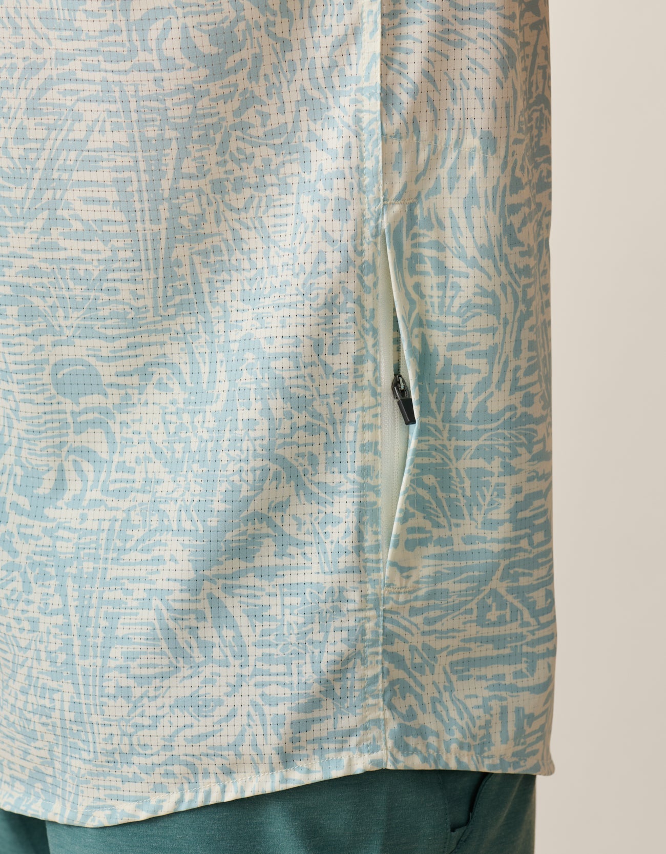 Mojave Button-Up Perforated Shirt - Hidden Llama