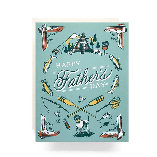 Antiquaria Outdoorsman Father's Day Card From Everywearonline.com