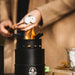 Motor City Barrels Mini Smokeless Campfire With Smoking Wood Barrel Cubes From Everywearonline.com