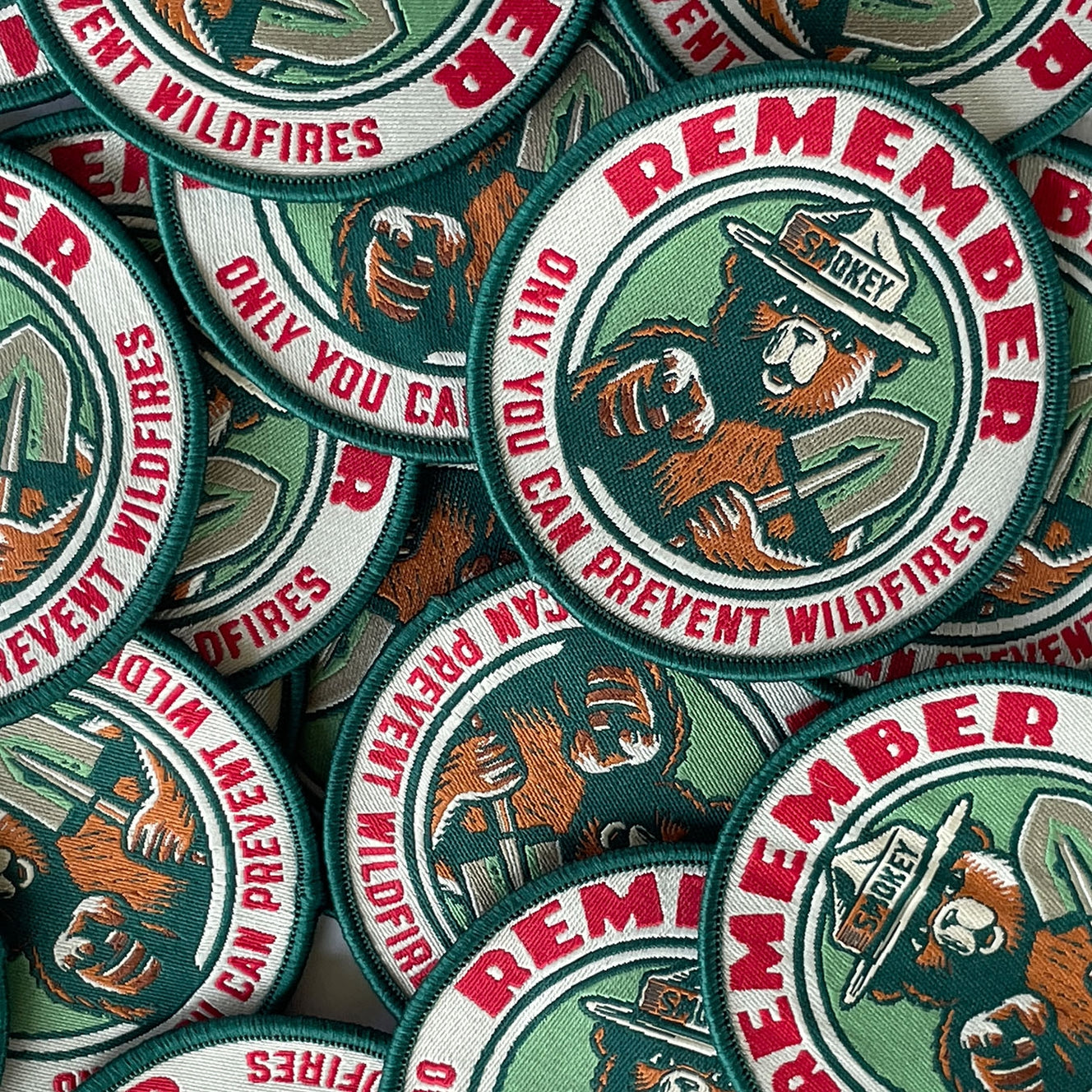 "Remember Only You" Officially Licensed Smokey Bear Patch