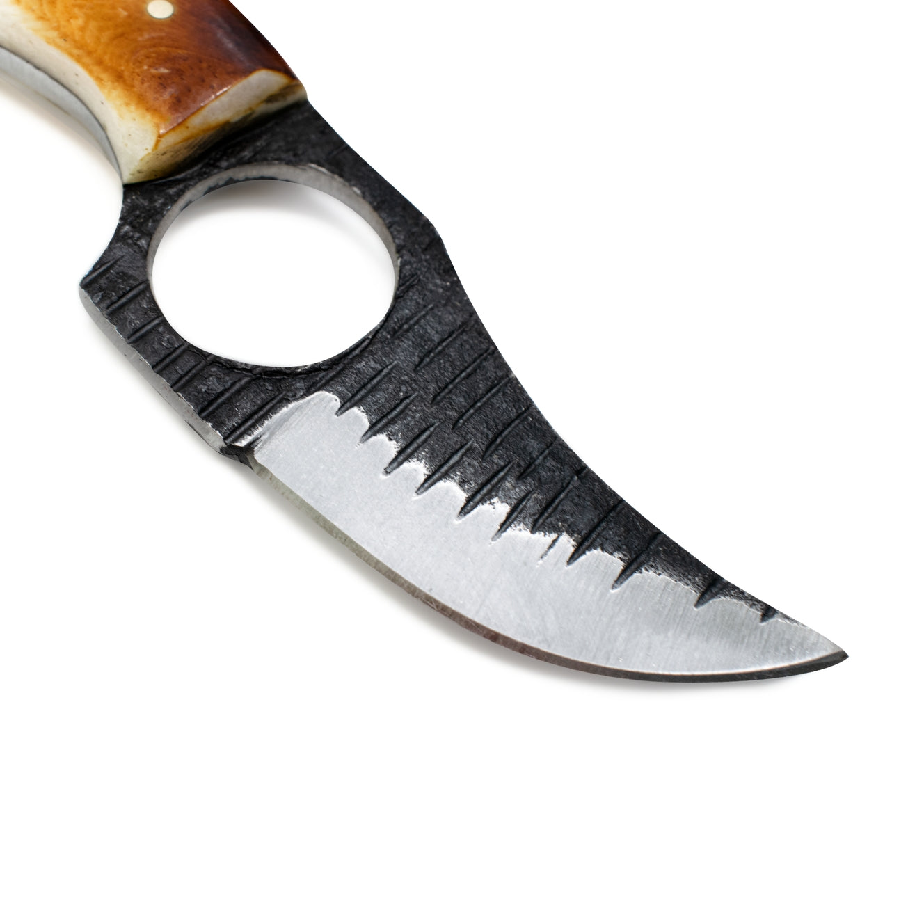 Carbon Steel Utility Knife w/ Finger Hole
