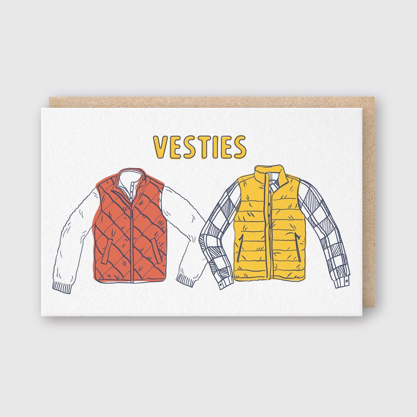 "Vesties Besties" Greeting Card
