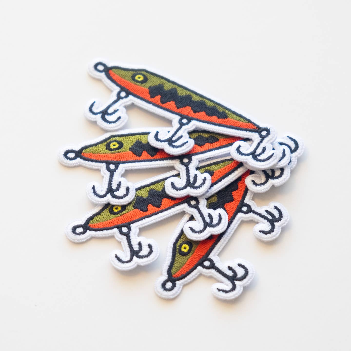 Fishing Lure Embroidered Iron On Patch