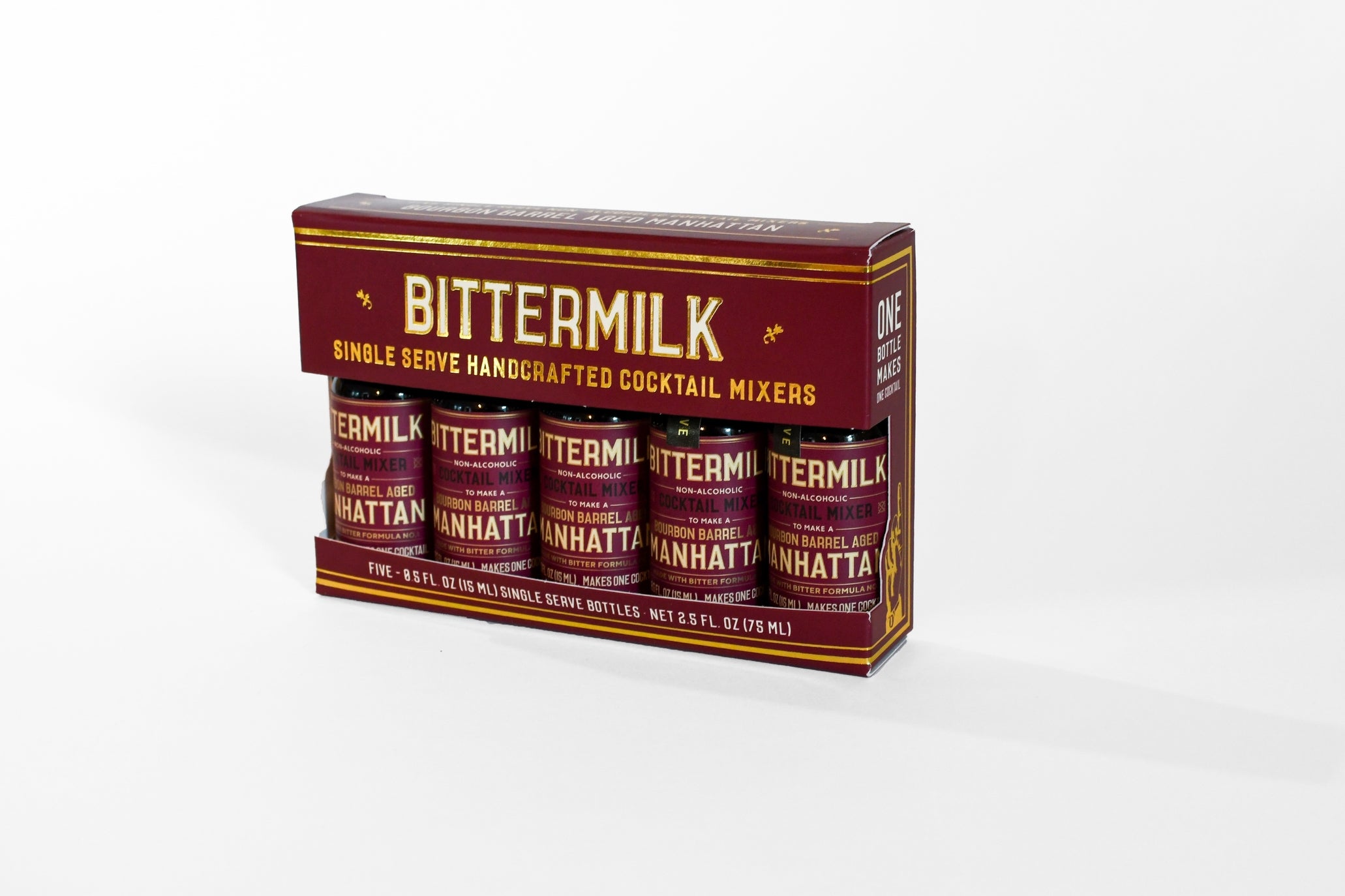 5 Pack - Single Serve Bourbon Barrel Aged Manhattan