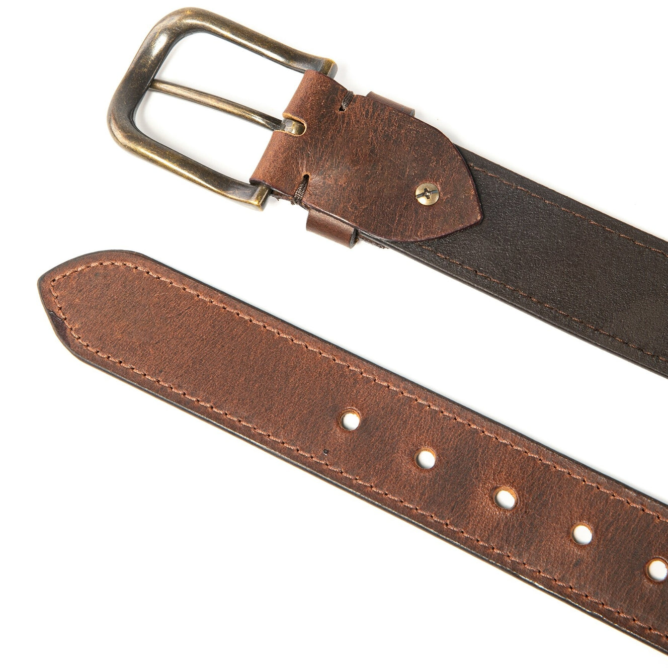 Top Grain Leather Belts - Black, Cognac, Tobacco