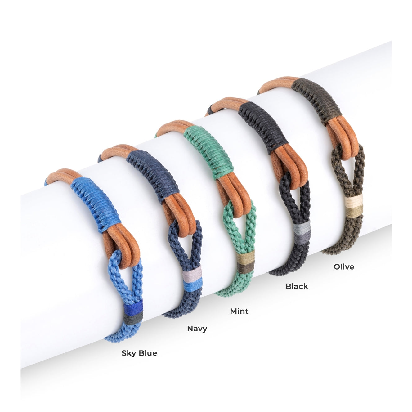 Nautical Rope Leather Bracelet