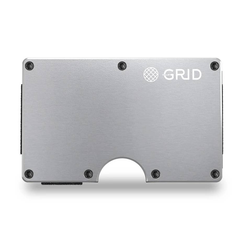 Grid Wallet with Moneyclip
