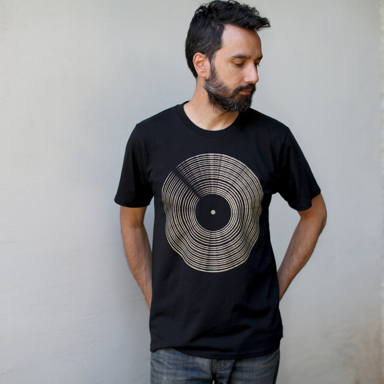 Gold Vinyl Record LP Tee