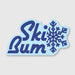 Ski Bum Sticker
