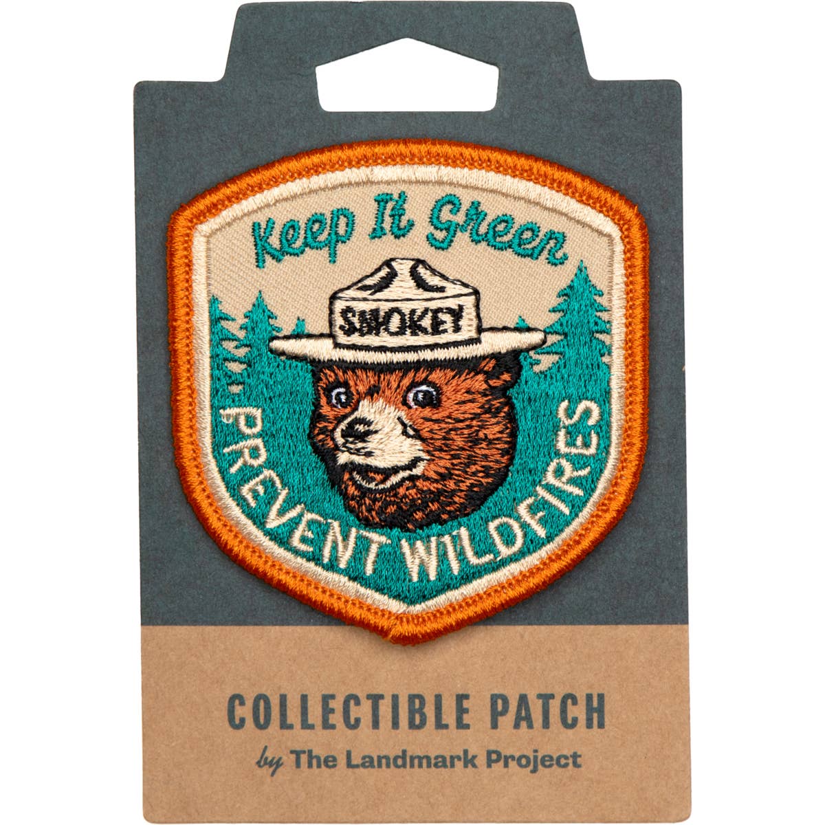 Keep It Green Embroidered Patch