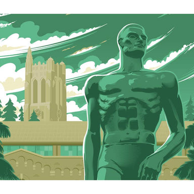 The Mighty Mitten East Lansing Travel Art Print From Everywearonline.com