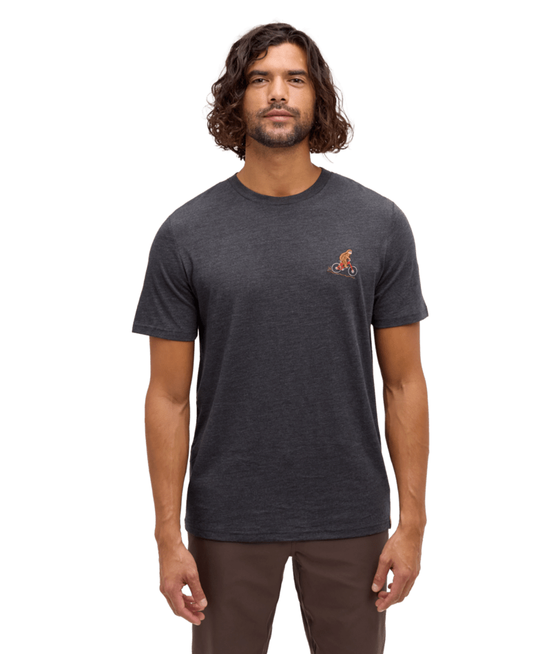 Sasquatch T-Shirt - Black Heather Mountain Bike