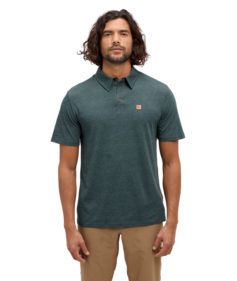 Astir Polo - Dark Forest Green Heather