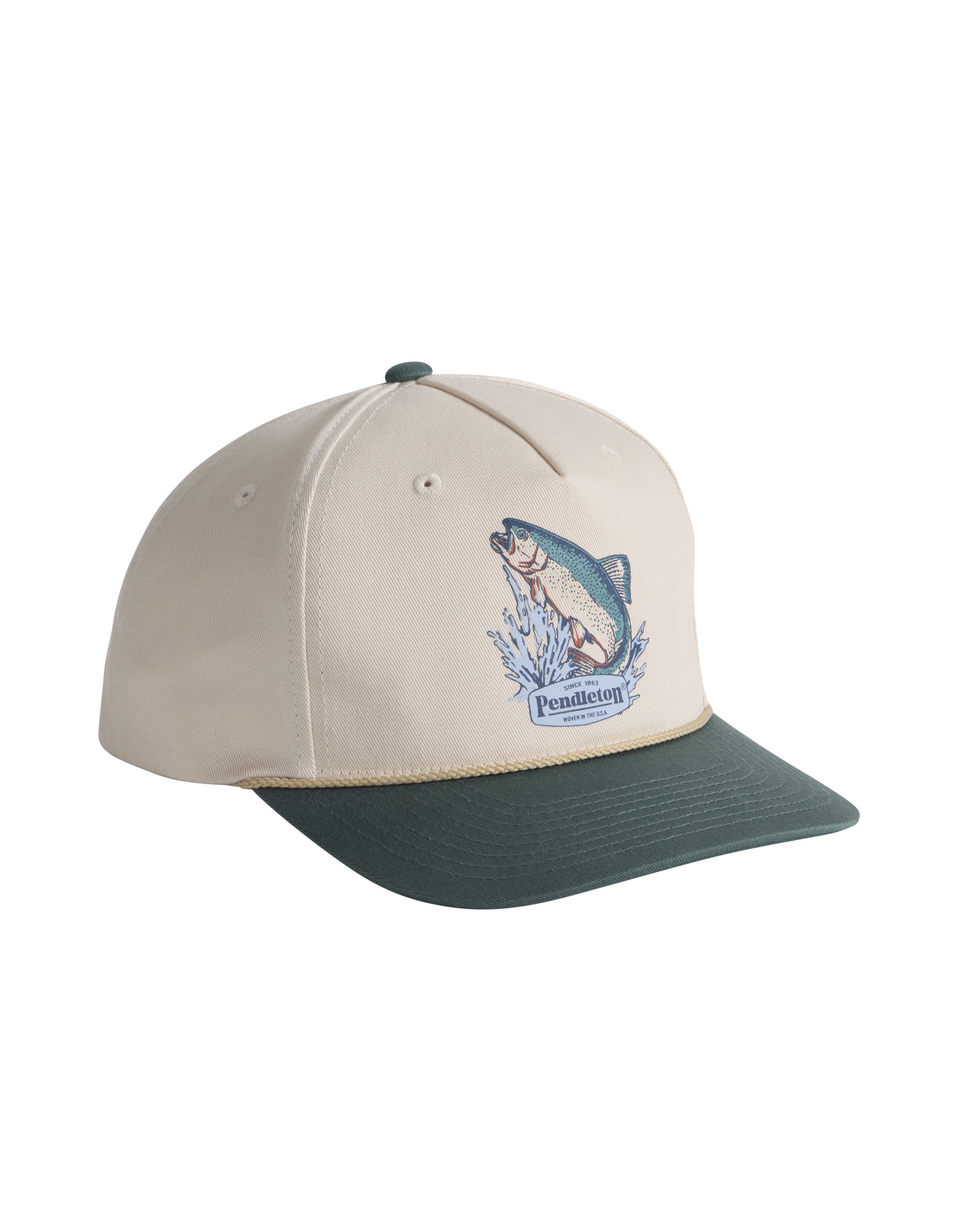 Salmon Graphic Hat - Birch
