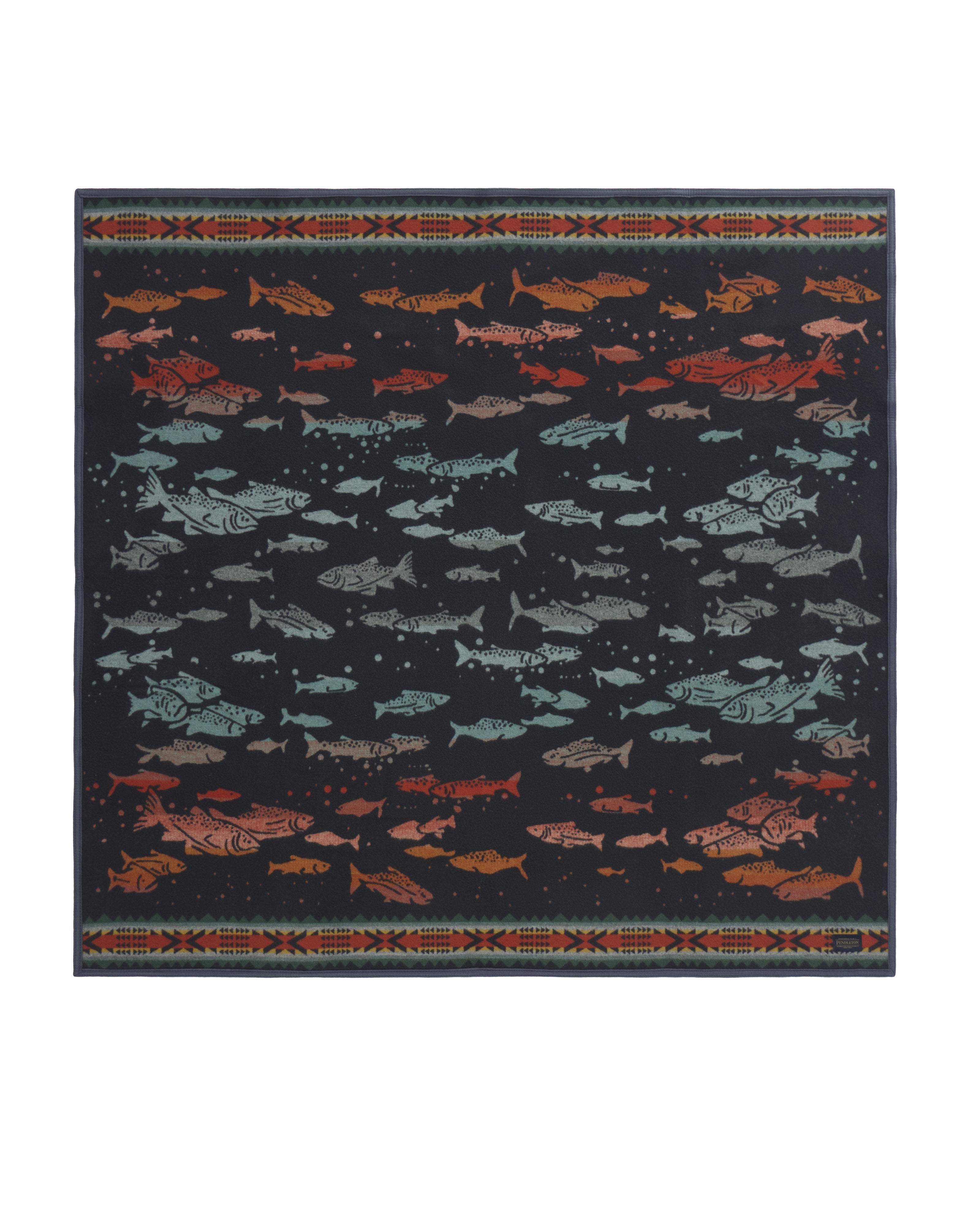 Salmon Run Napped Jacquard Throw