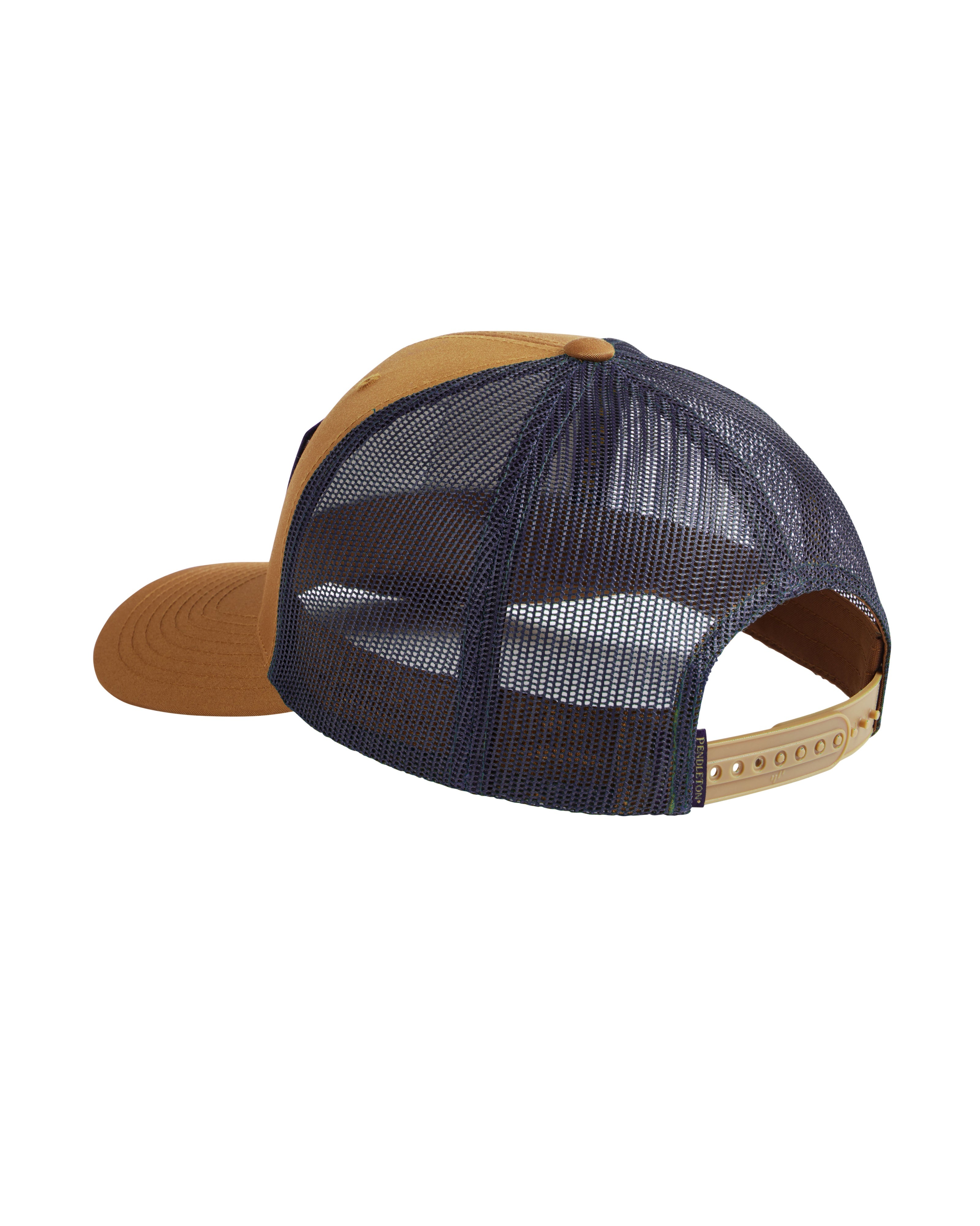 Classic Patch Trucker Hat - Saddle